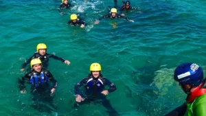 Water sport team building activity in Cornwall