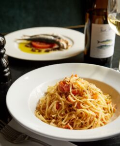 Seafood pasta dish from Rick Stein's Seafood Restaurant