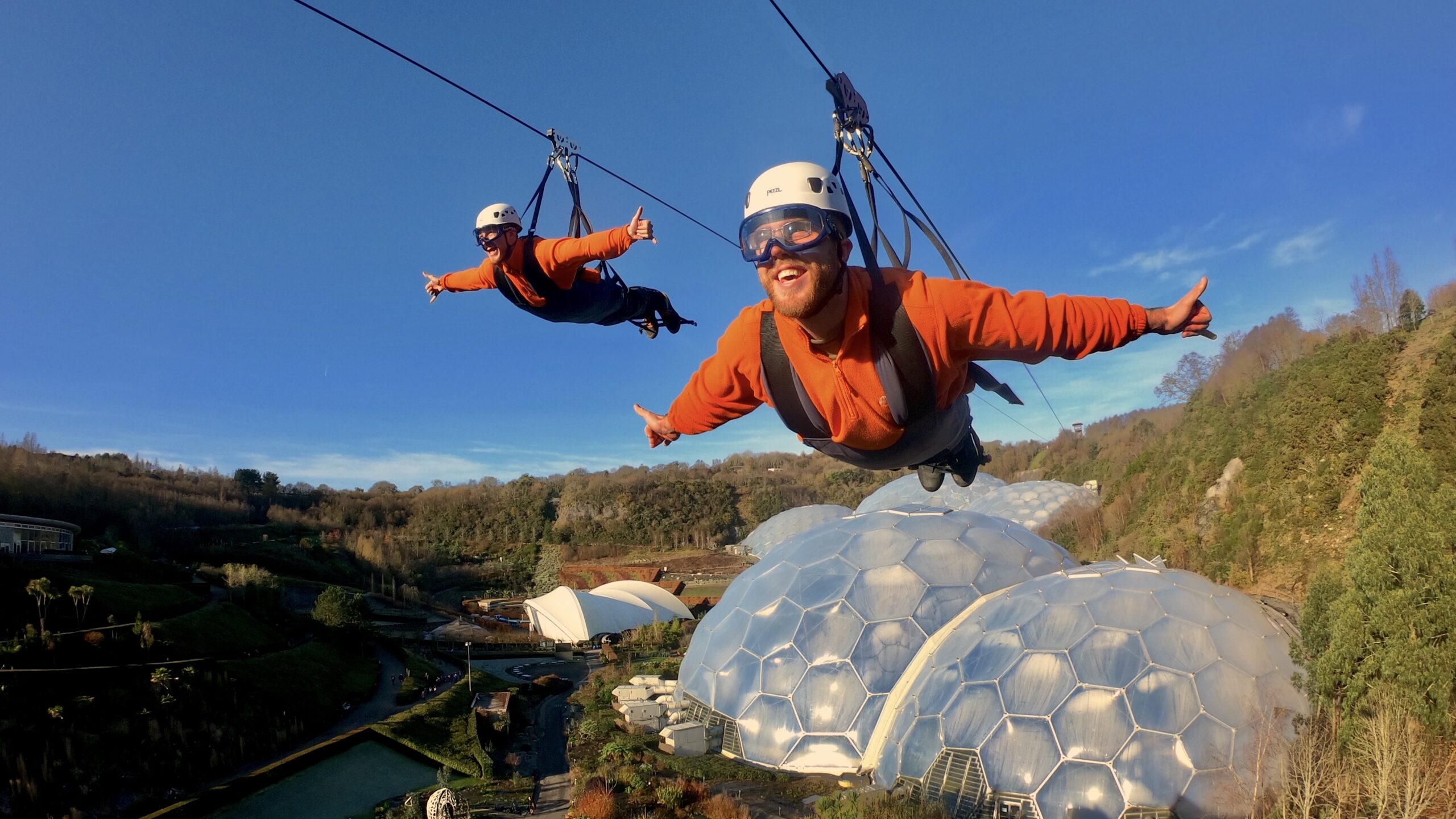 Image of Someone Ziplining in Cornwall