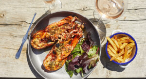 Picture of a lobster dish at The Lobster Shed, restaurant in Cornwall